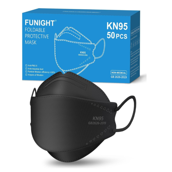 Funight KN95 Face Masks 50 Pack for Adults