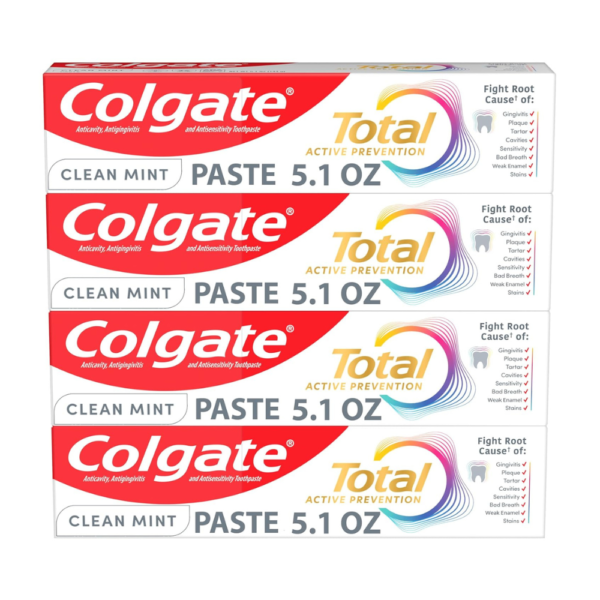 Colgate Total Active Prevention Clean Mint Toothpaste
