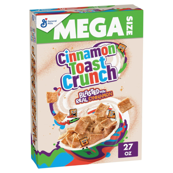 Cinnamon Toast Crunch Breakfast Cereal, Crispy Cinnamon Cereal