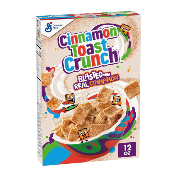 Cinnamon Toast Crunch Breakfast Cereal, Crispy Cinnamon Cerea