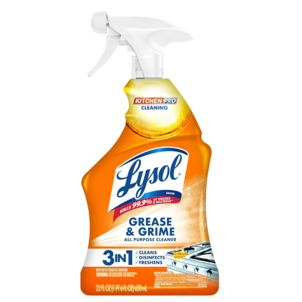 Lysol Pro Kitchen Spray Cleaner and Degreaser