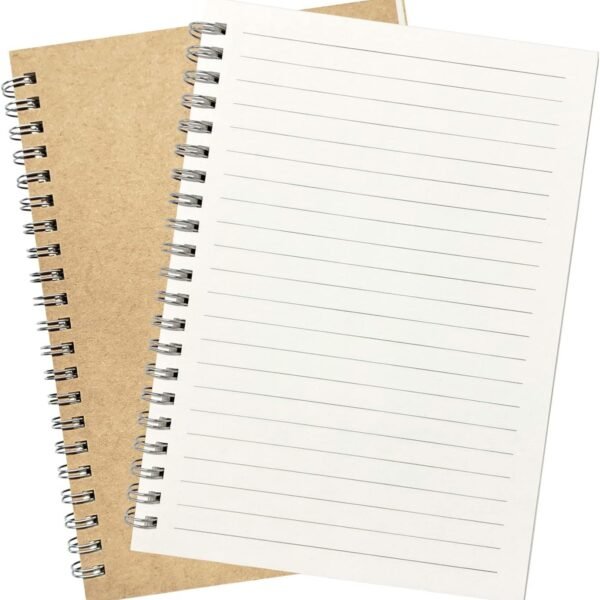Wide Ruled Spiral Notebooks, 2-Pack, 100 Pages Each – 7.48" x 5.11"