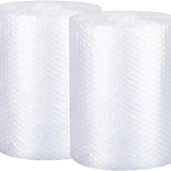 Bubble Cushioning Wrap Rolls, 2-Pack, 12" x 72 ft