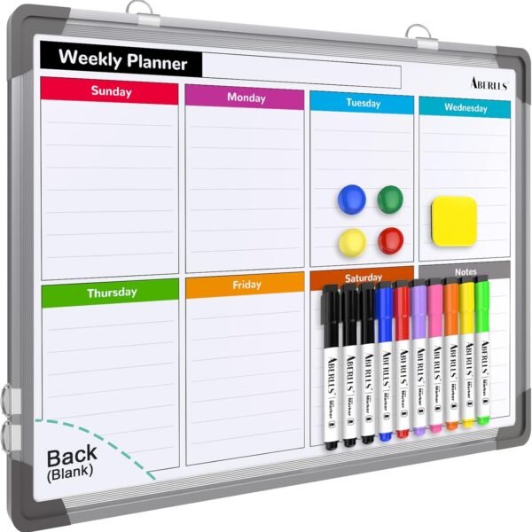 Weekly Dry Erase Calendar Board