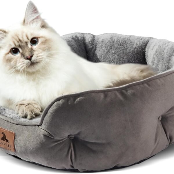 Soft Small Pet Bed with Non-Slip Bottom