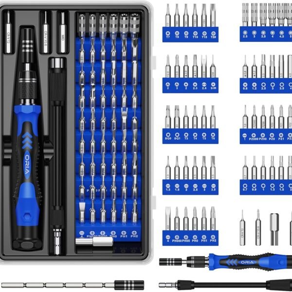 61-in-1 Precision Screwdriver Set with Magnetic Bits