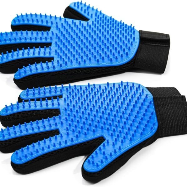 2-Pack Pet Grooming Gloves for Hair Removal