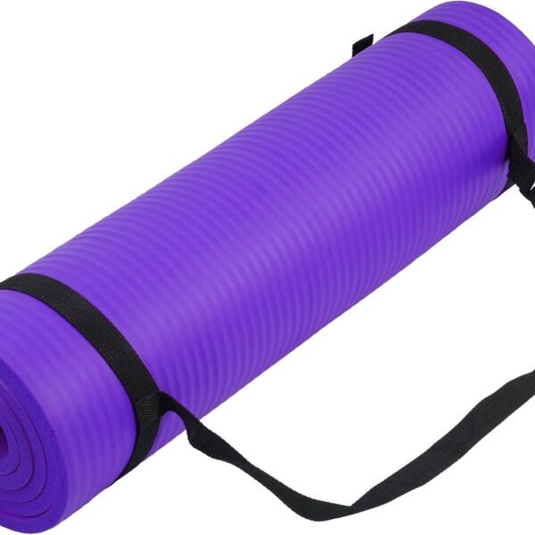 Extra Thick High-Density Yoga Mat with Carry Strap