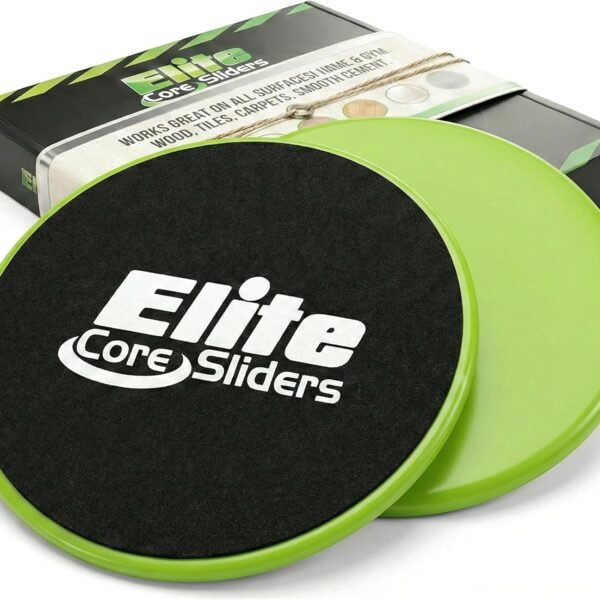 Dual-Sided Core Sliders for Full Body Workout, 2-Pack