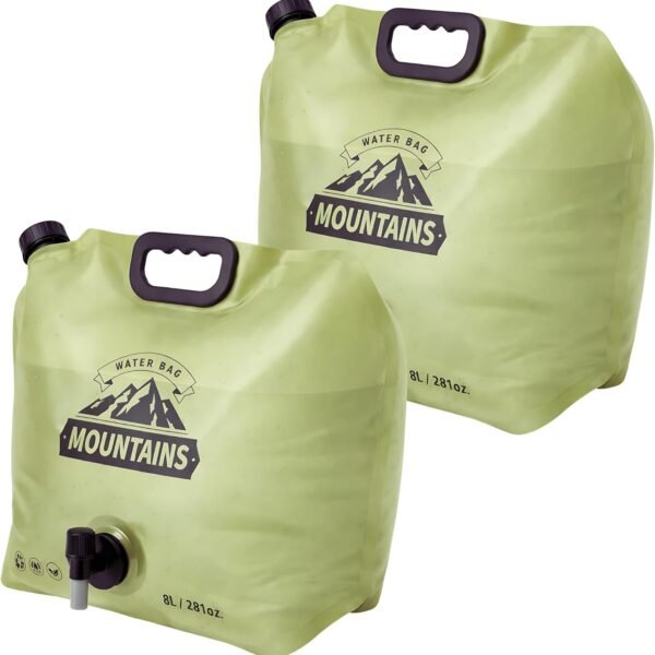 Collapsible Water Container with Spout, 2-Pack